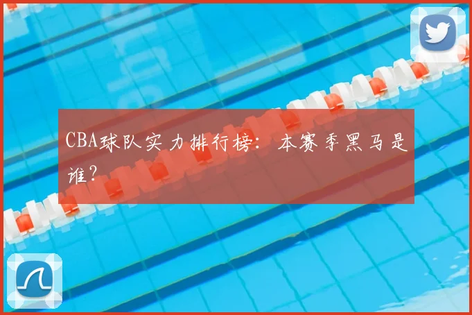 CBA球队实力排行榜:本赛季黑马是谁?